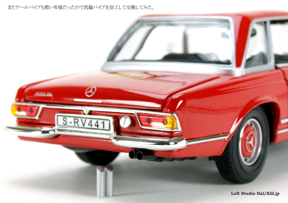 Mercedes Benz 230SL W113 1963 Spa-Sofia-Liege Rally Winner 1/18 Anson